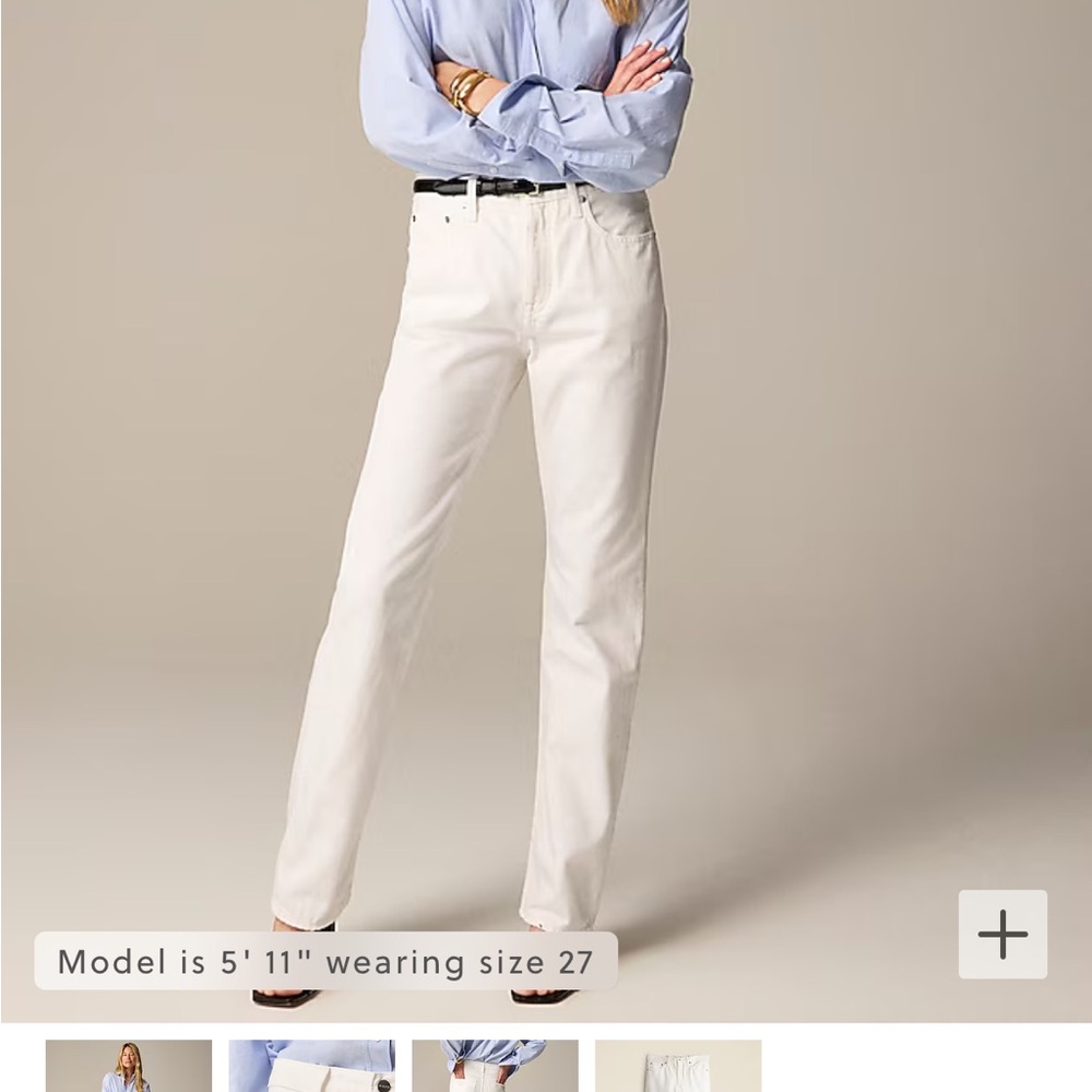 J. Crew White Jeans